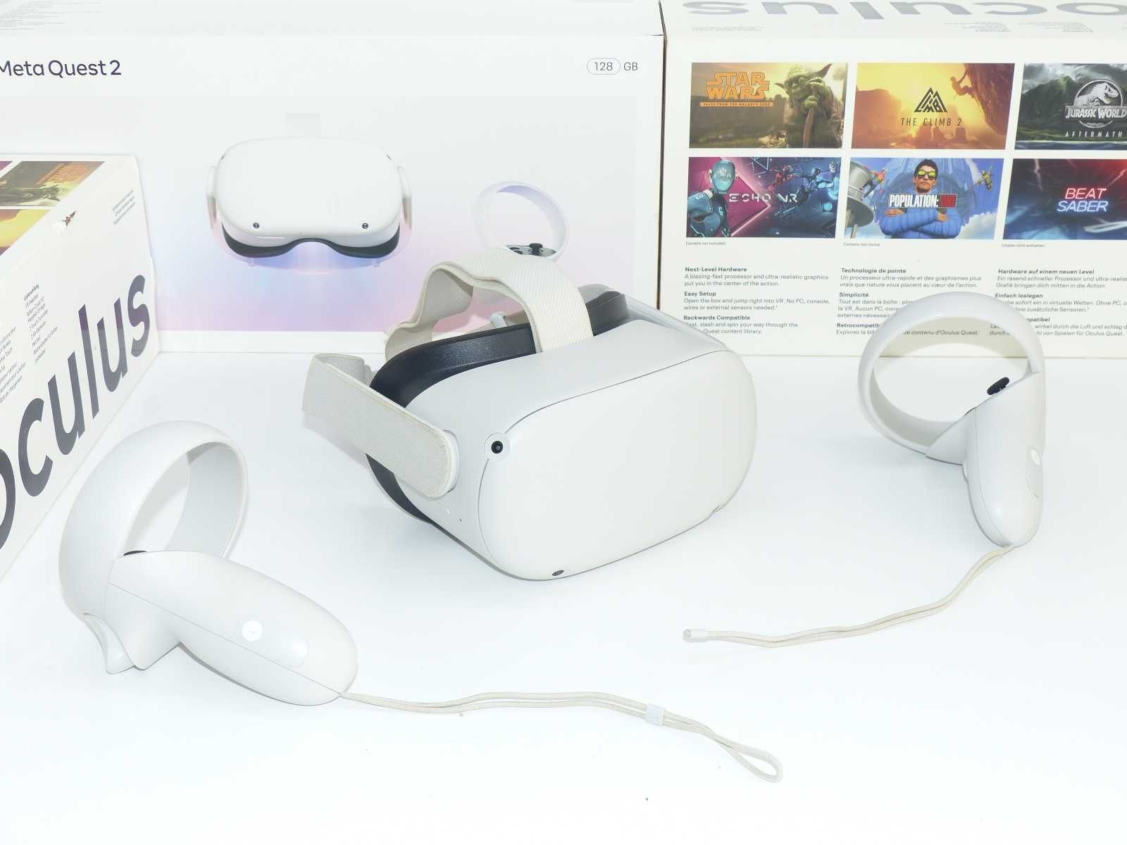 Meta Oculus Quest 2 / Gogle VR Wirtualna Rzeczywistość Gry Filmy 3D