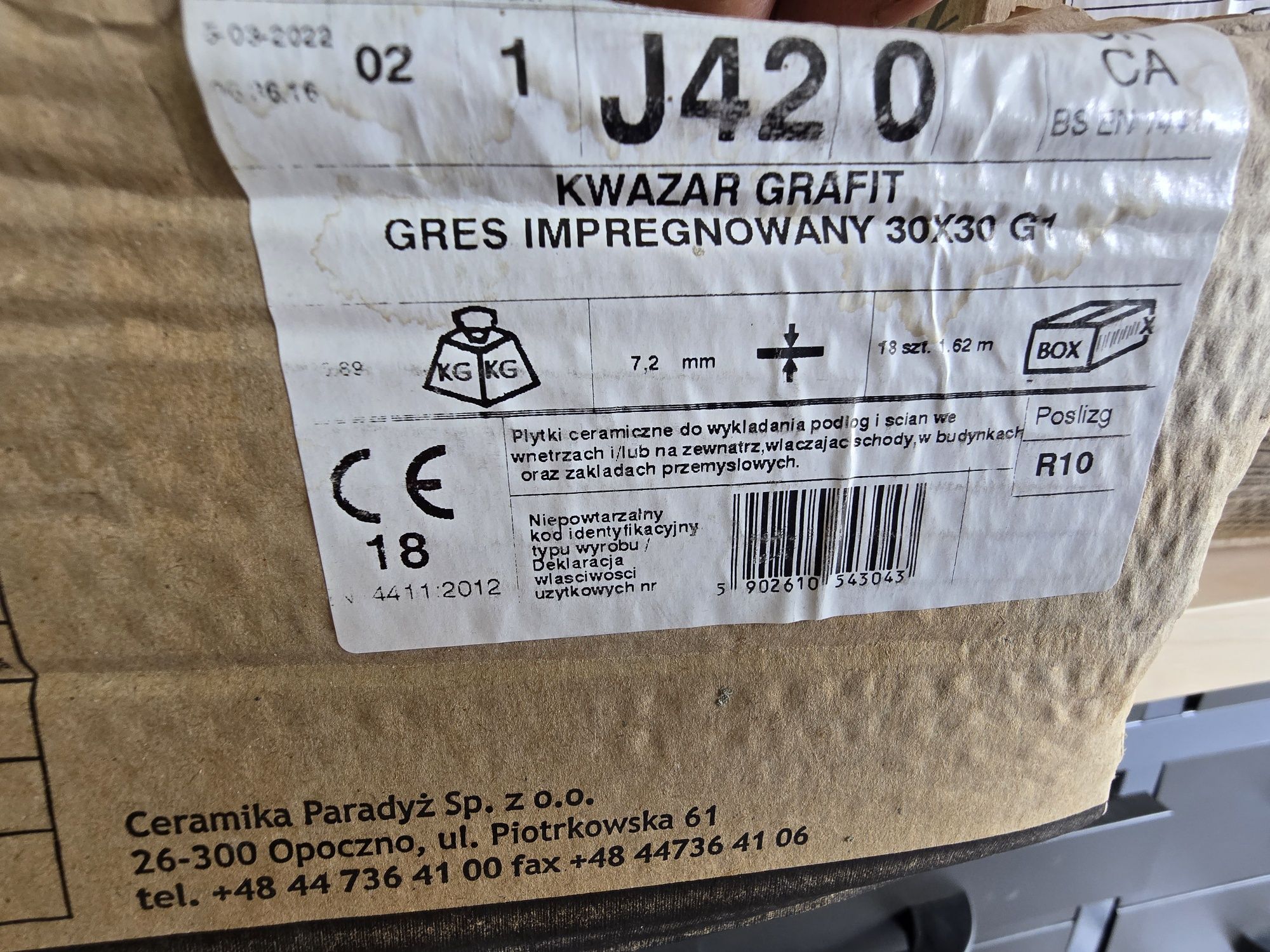Gres techniczny Kwazar Grafit 30x30 Ceramika Paradyż
Zobacz szczegóły
