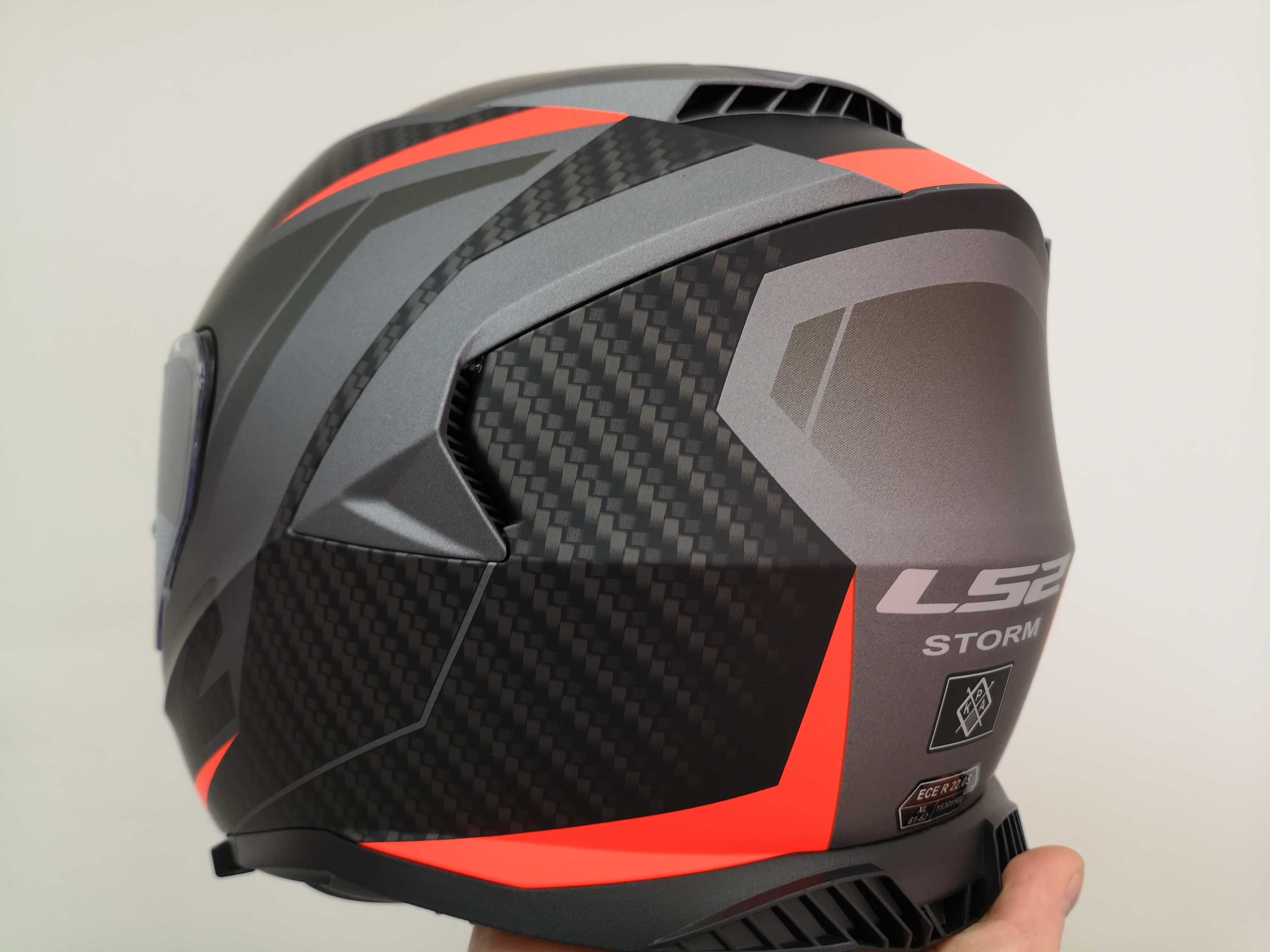 HIT! Kask z Blendą i Pinlockiem LS2 FF800 Storm 2 RACER Fluo Orange