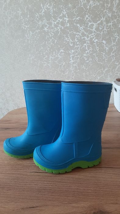 Дитячі резинові сапоги з утепленням 17см. 25-26 розмір