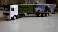 model ciężarówki z naczepą; skala 1:87; reklama Burgruine weissenstein