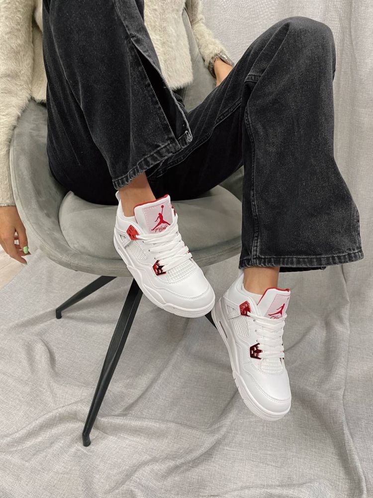 Buty Nike air Jordan 4 Retro Metallic Red 40-45 meskie trampki nowe