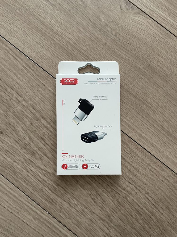 ХО-NB149B Переходник micro usb lightning