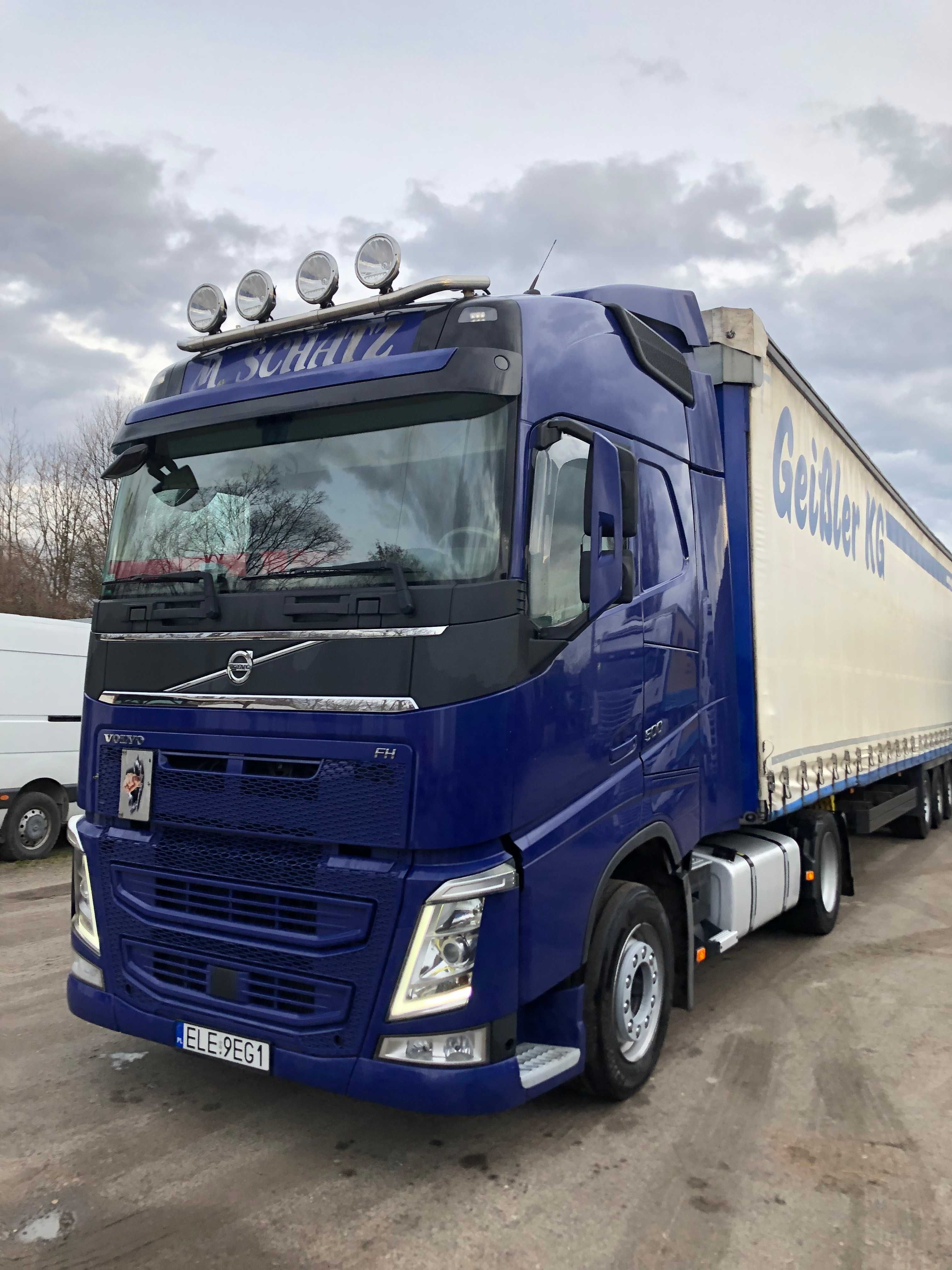 volvo fh4 500 km 2015 rok Low deck