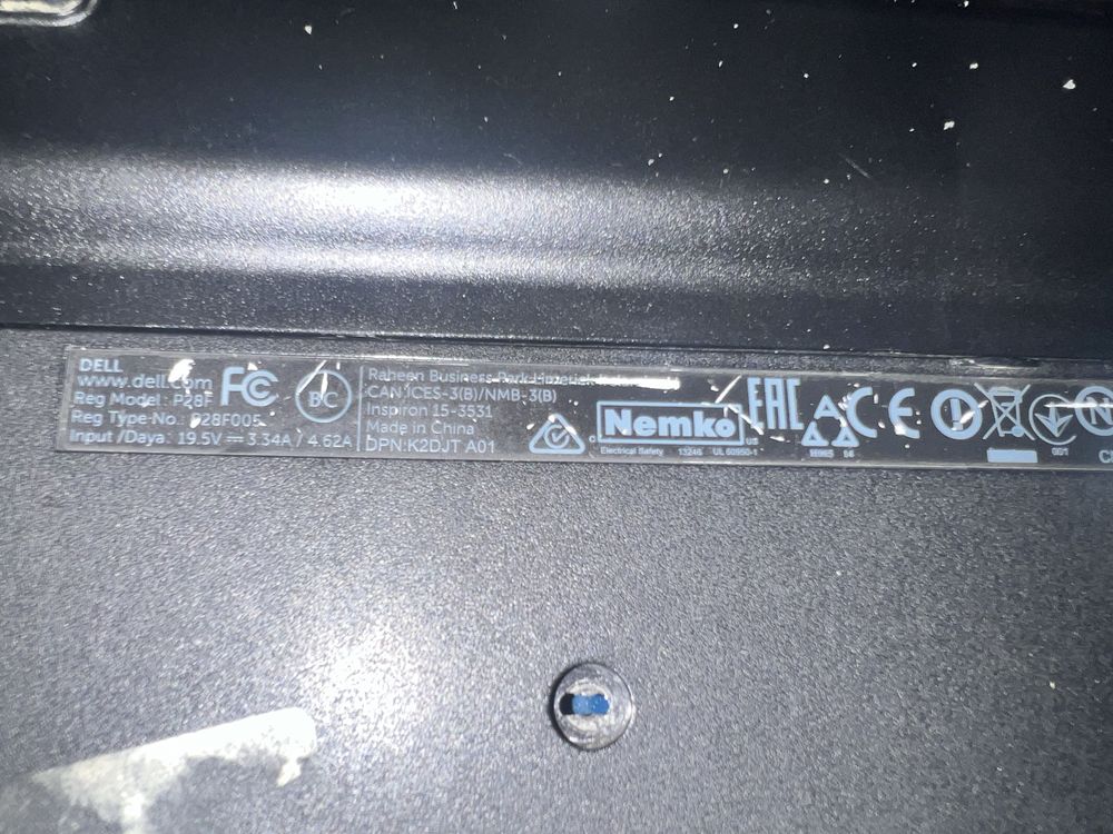 Ноутбук Dell inspiron 15 3531