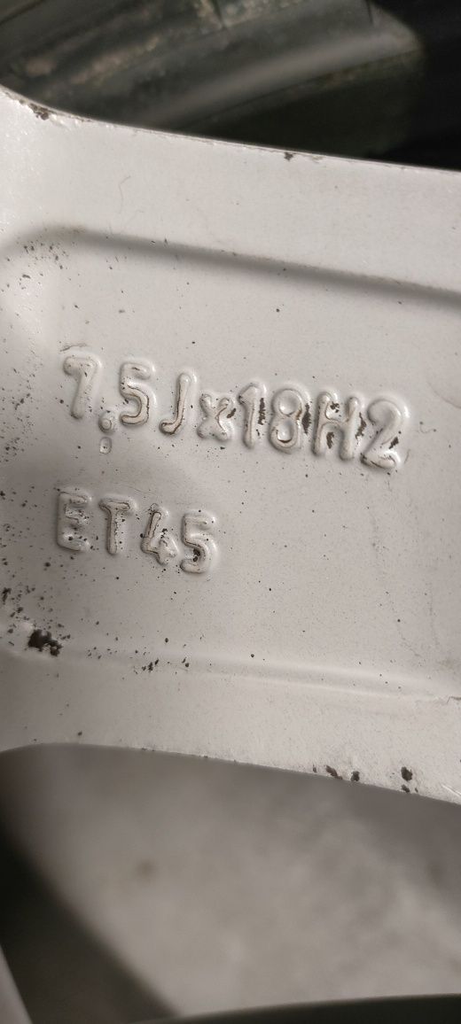 Felgi aluminiowe 7,5Jx 18'' VW Amarok/Multivan/Transporter,ORYGINALNE