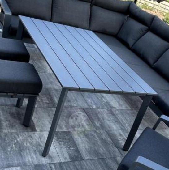Nowy stół ogrodowy aluminium
