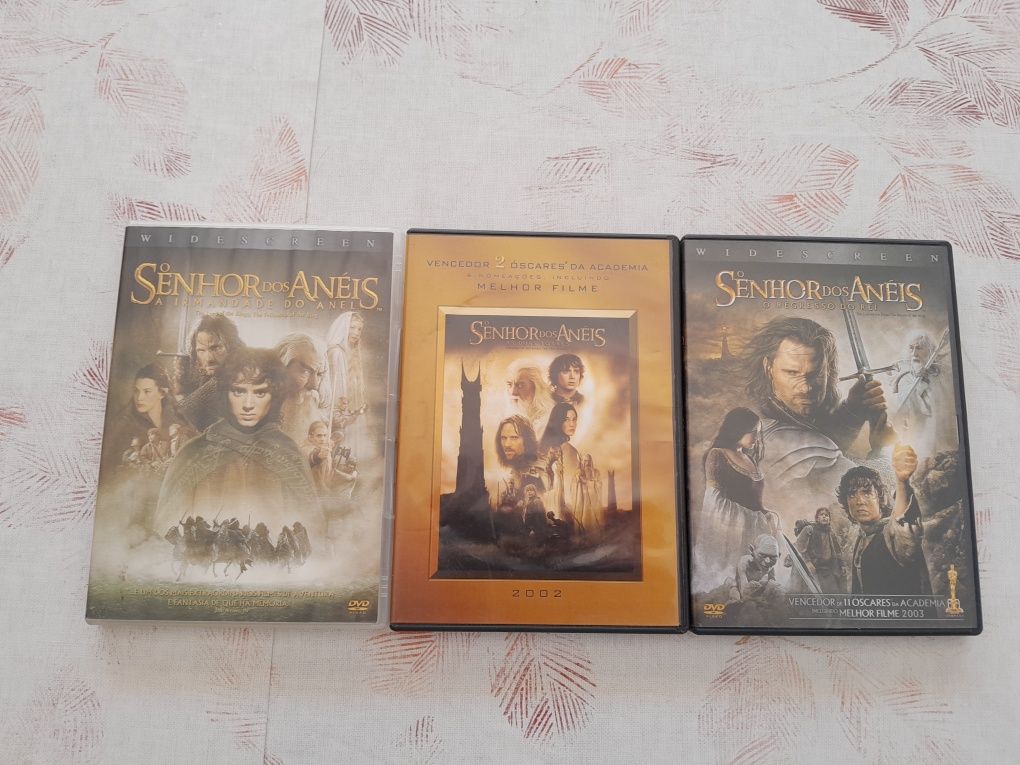 Coleção filmes dvd senhor dos aneis