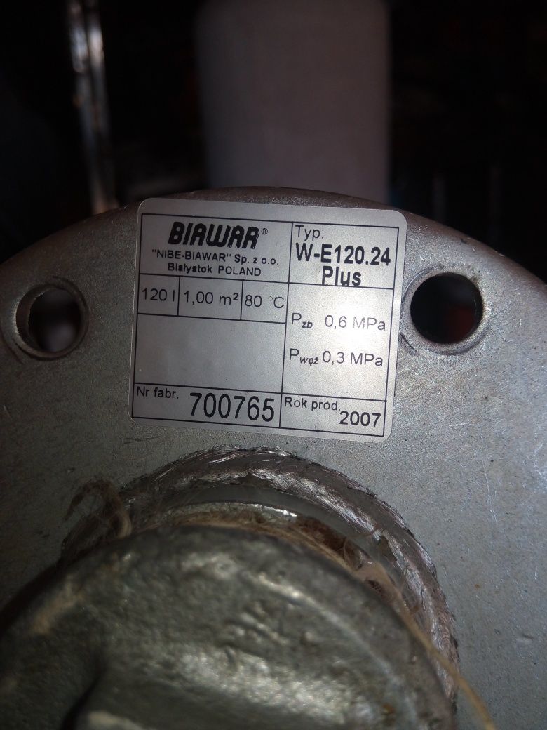 Boiler BIAWAR 120 l W-E120.24plus bdb stanie