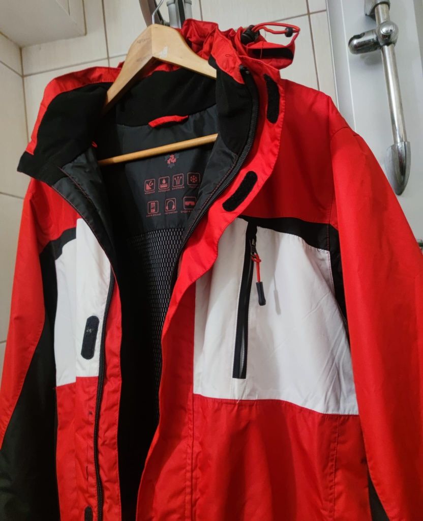 kurtka ocieplana Crivit L XL 52 wiatrówka jacket sport retro drip prem