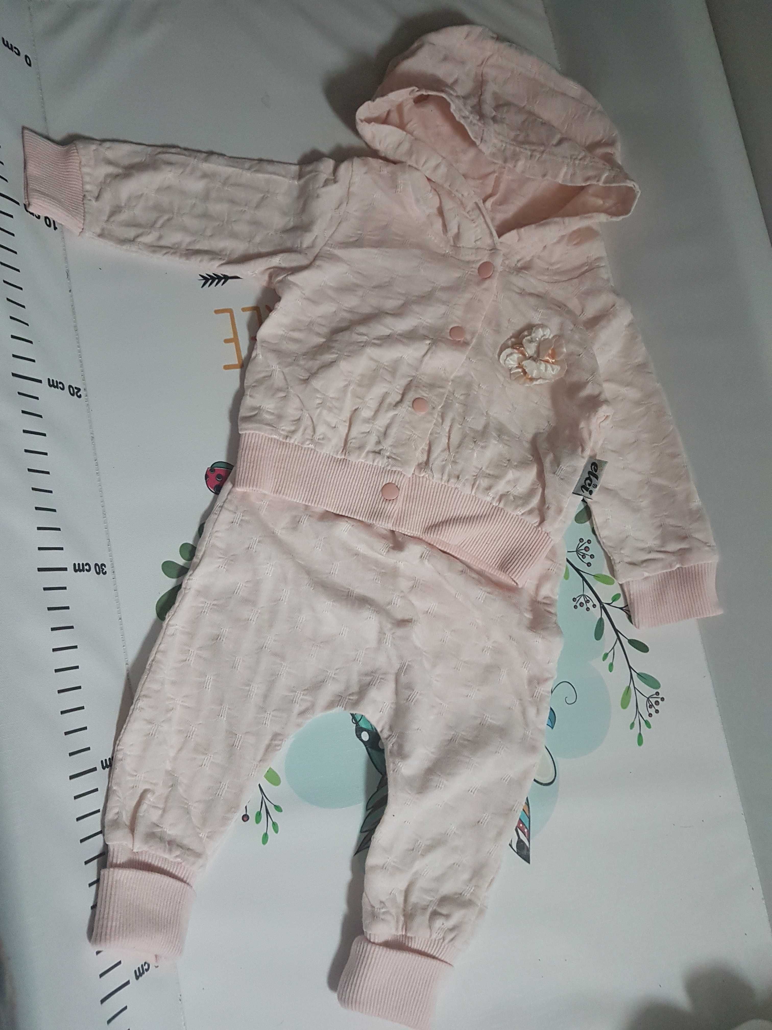 Komplet  dla dziewczynki  r.56 marka Elci