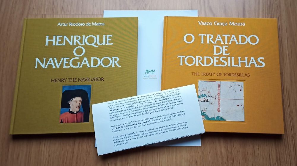 Filatelia Descobrir Henrique o Navegador e O Tratado de Tordesilhas