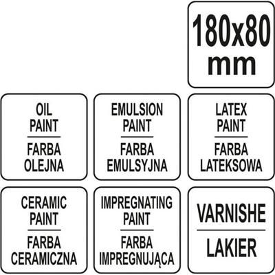 Pędzel ławkowiec profesjonalny E80X180mm Yato