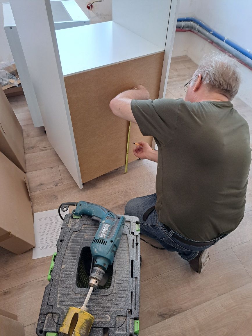 Montaż Kuchni Mebli Biur IKEA Leroy Merlin Castorama Stolarz Projekty
