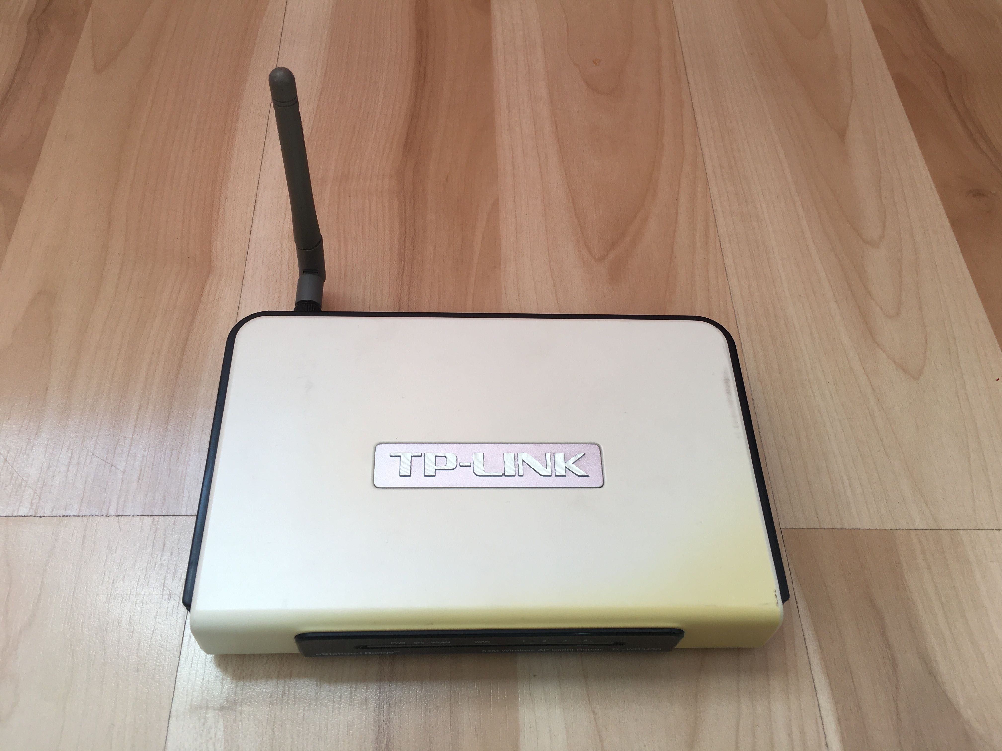 TP-Link router DSL Wi-Fi 54Mb/s TL-WR543G