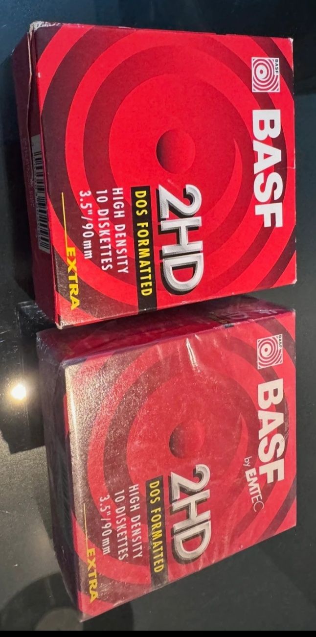 Disquetes 2HD 1,44 MB seladas