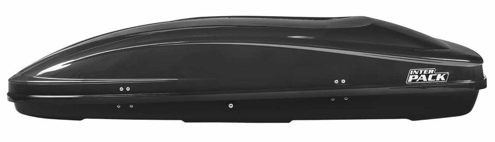 Bagażnik Box dachowy Kufer Boks bagażowy Inter Pack Stella 481 czarny