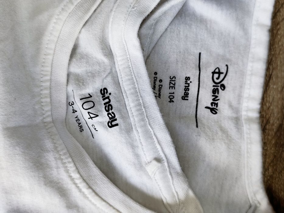 Koszulki T-shirty z długim rękawem dla dziewczynki Sinsay r. 104