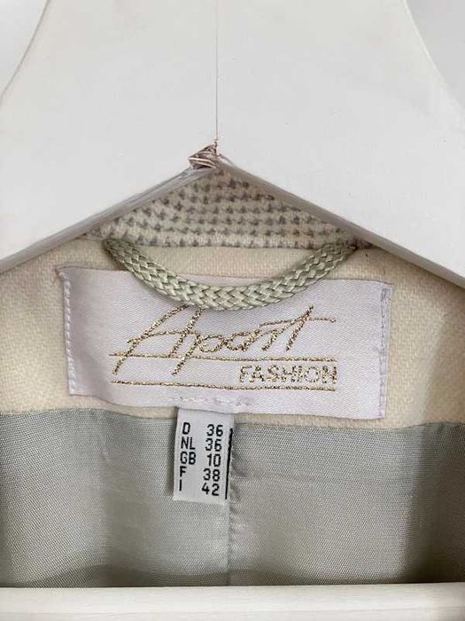 Marynarka wełna kaszmir premium vintage żakiet we wzory patchwork