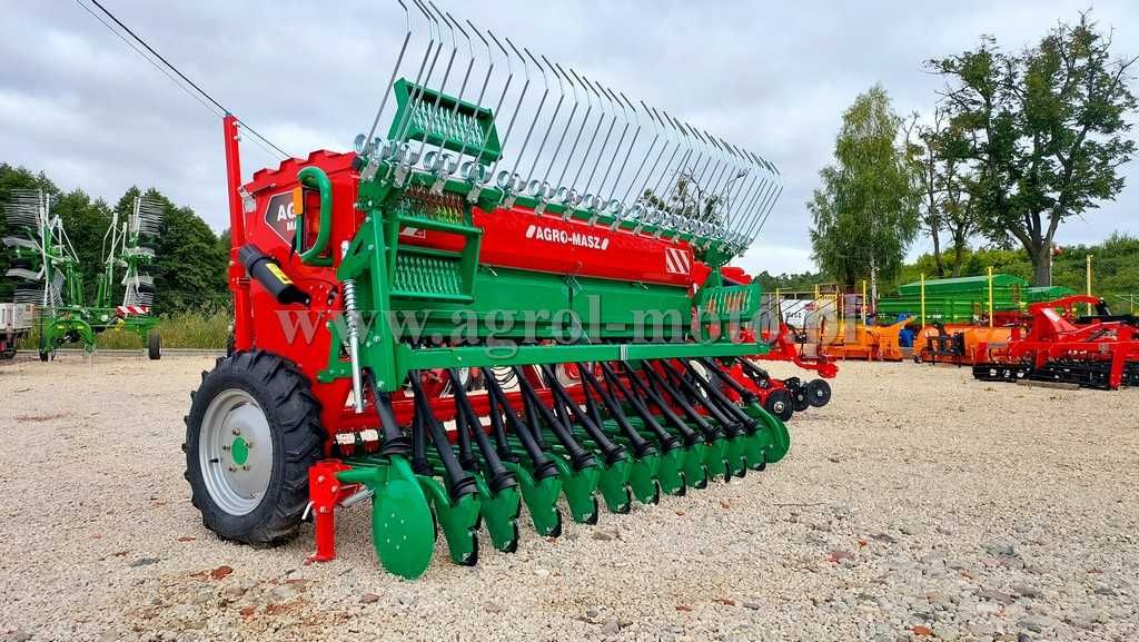 Siewnik zbożowy EURO MASZ 2.5 3m stopkowy talerzowy OZDOKEN AGRO MASZ