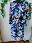Elegancka sukienka oversize w kwiaty boho vintage