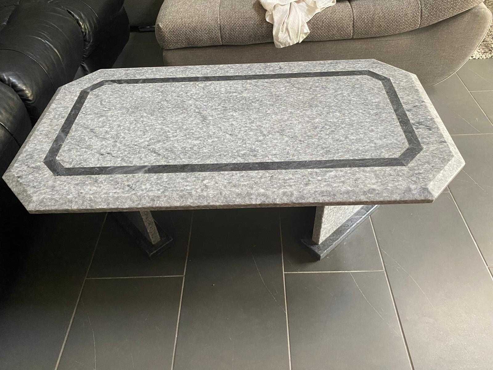 Estante em mármore para TV, mesa de centro