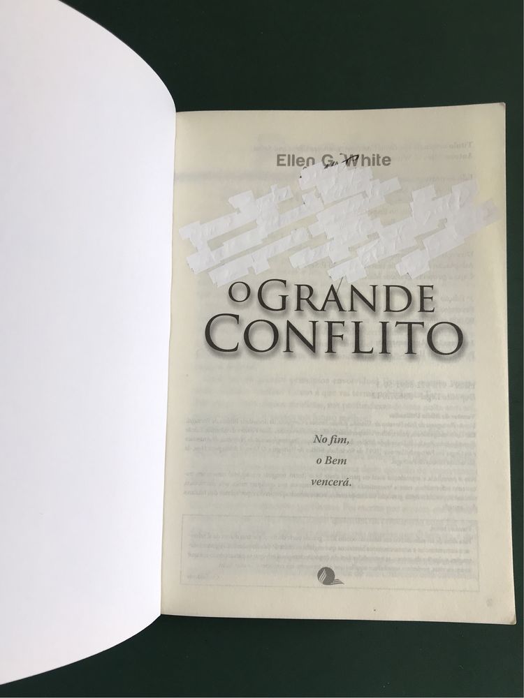 Livro “o grande conflito” como novo (preco bertrand 15€)
