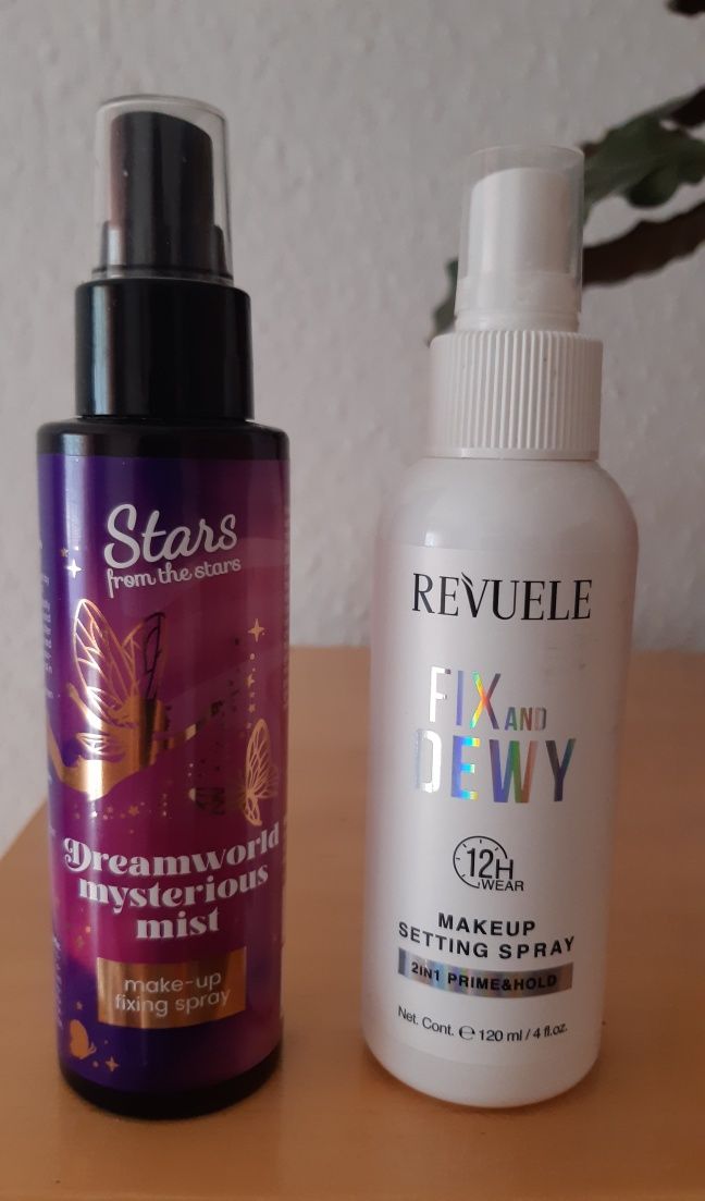 Utrwalacz makijażu fixer Stars From The Stars i Revuele Fix and Dewy