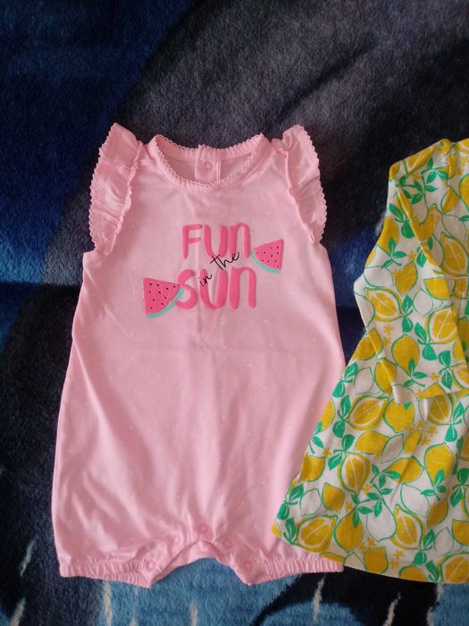 Rampers i sukieneczka 80