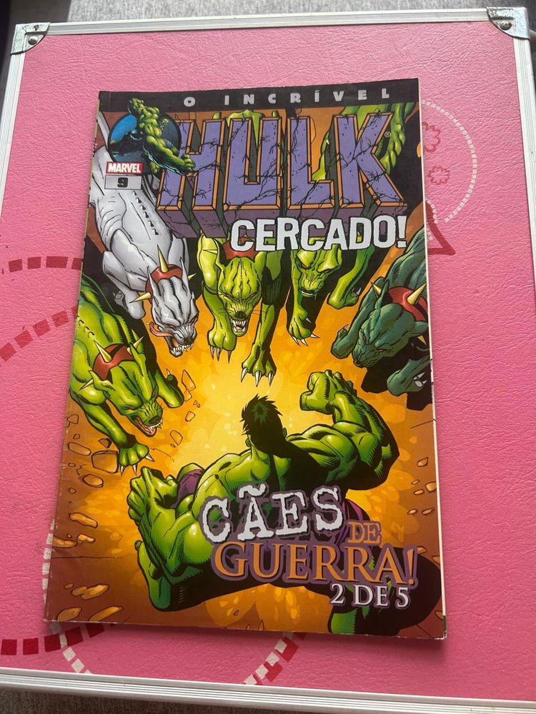 Livros hulk bd como novas