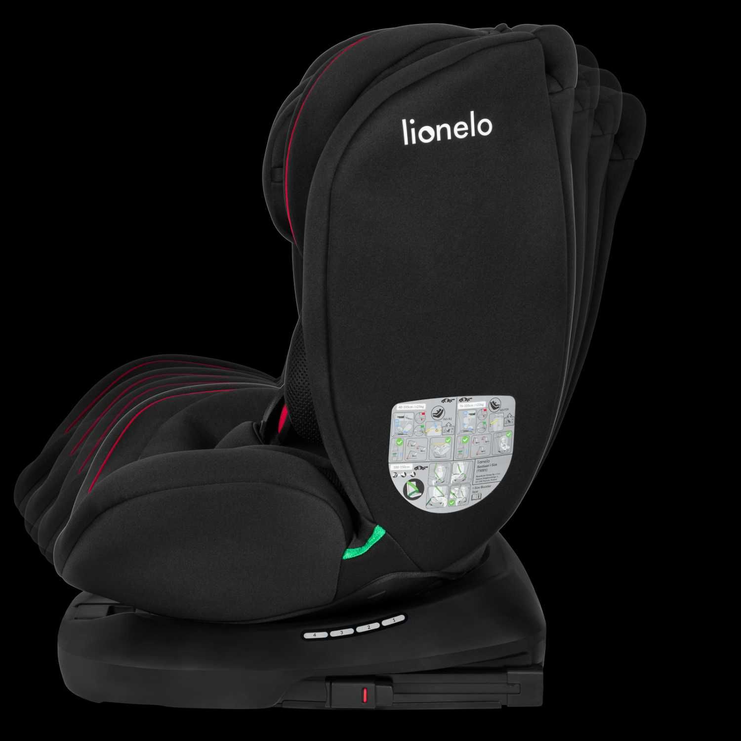 Fotelik Samochodowy Lionelo Bastiaan i-Size 0-36 kg ISOFIX