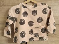 Bawełniana bluza dziewczęca Next 110 + gratis