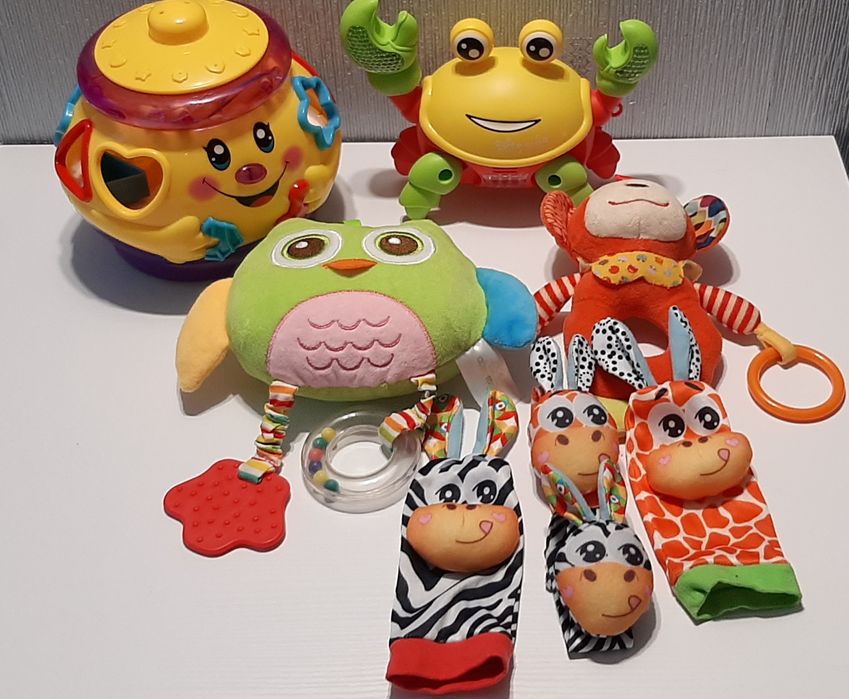 ТЕРМІНОВО.‼️Іграшки на вік 0-2 роки.Ціна за всі іграшки разом.