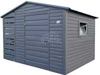 Schowek domek ogrodowy 2,2x2m wiata 0,8m drzwi okno TS1074