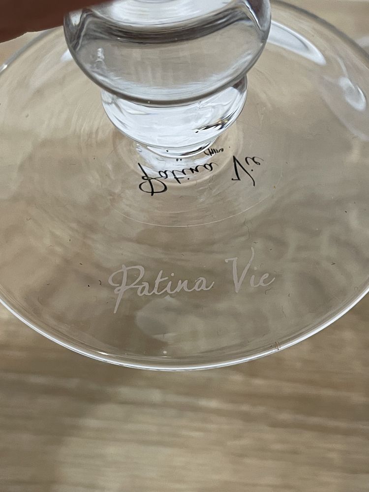 Patina Vie итальянские бокалы/фужеры с позолотой