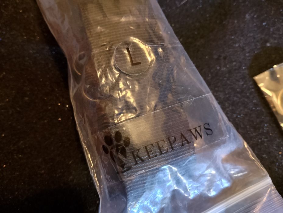 Keepaws Tactical AirTag Collar Made in USA 
Tamanho L