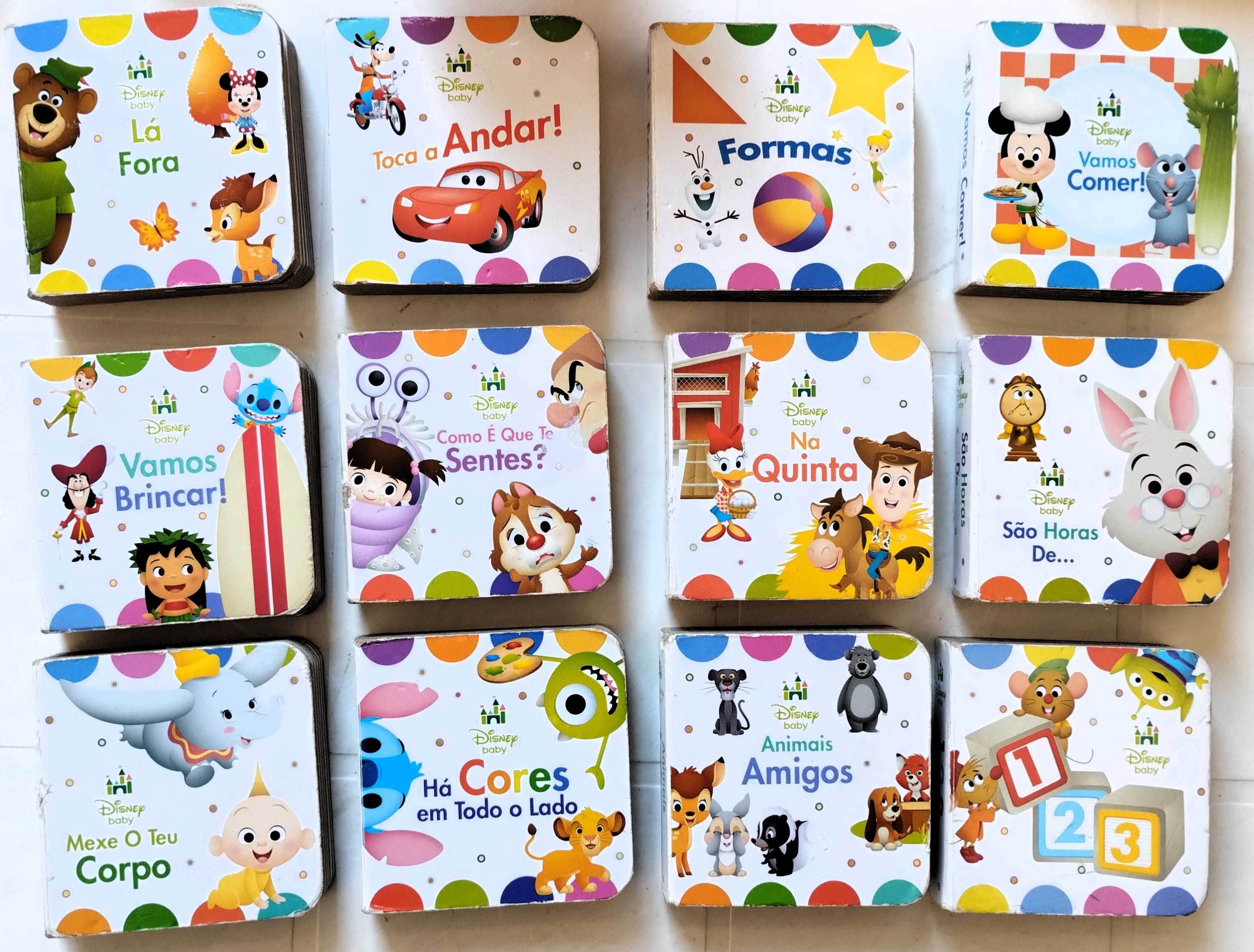 Conjunto Brinquedos Peluches Computador Livros Disney