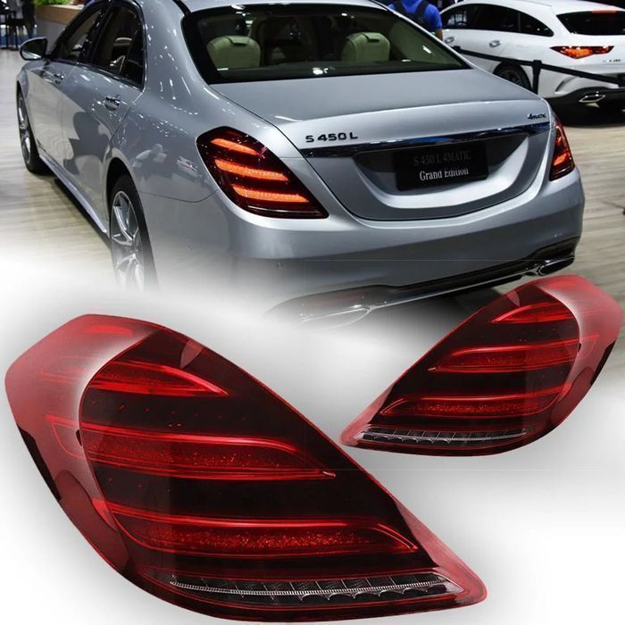 Lampy Tylnie LED Mercedes W222 DRL, Hamulec