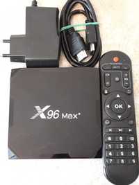 AndroidSmartTV X96MAX+ AmlogicS905X3 4K 4/64 GB Медиаплеер приставка