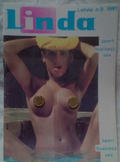 Ретро журнал Linda Latvia 1991 год-эротика