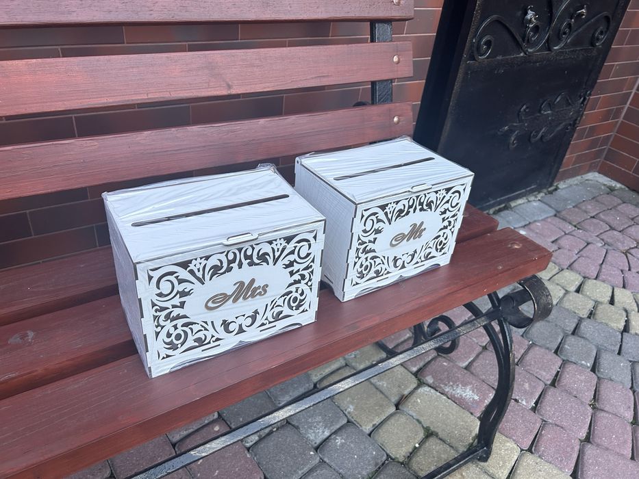 Скриньки весільні для грошей . Для молодого і молодої