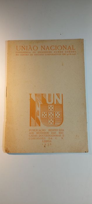 União Nacional, Conferência do Engenheiro Nobre Guedes (1936)