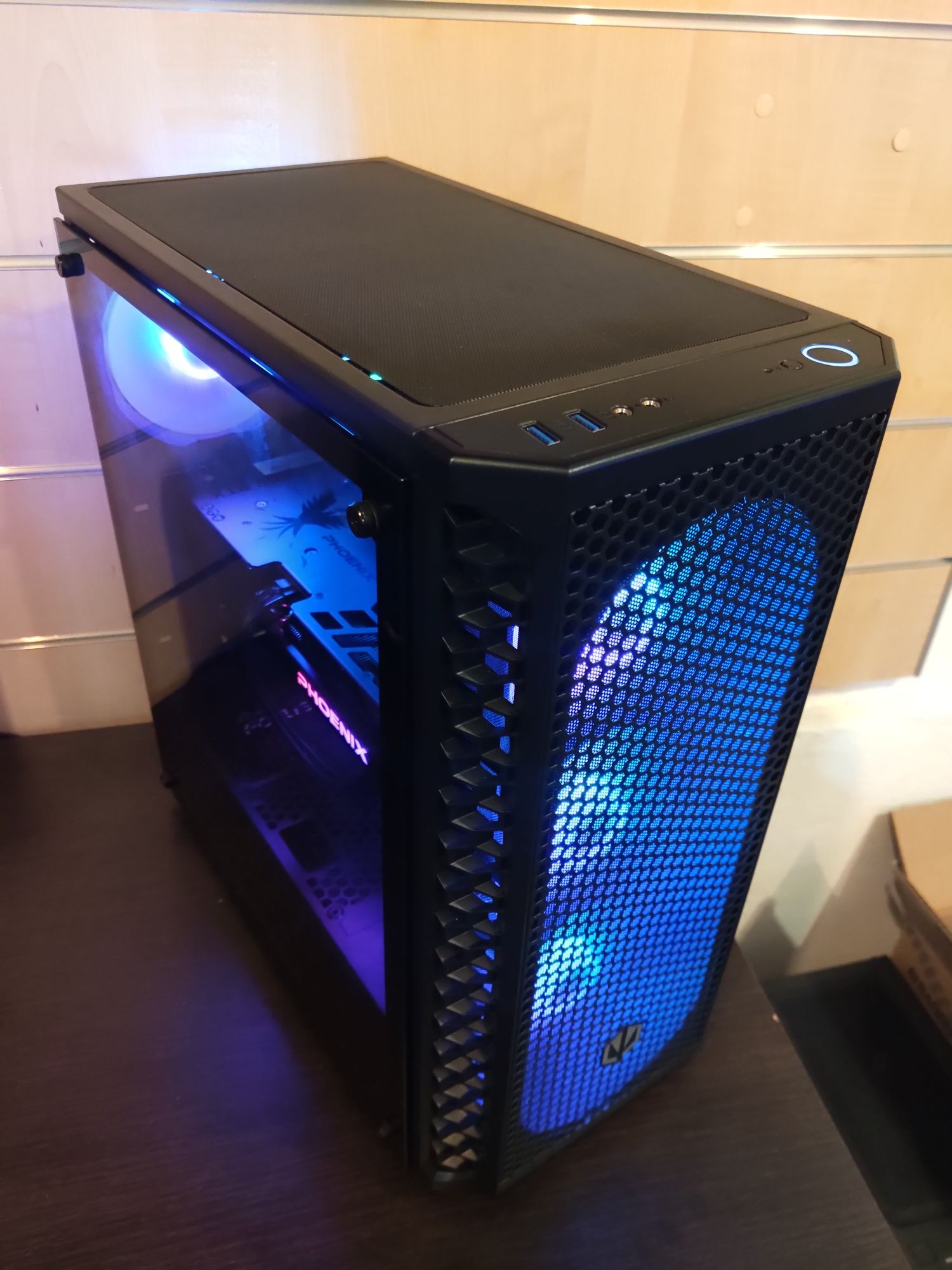 i7-13700K,LED Komputer do Gier, woda,RTX 4070 Ti,32GB,SSD,Win 11 P