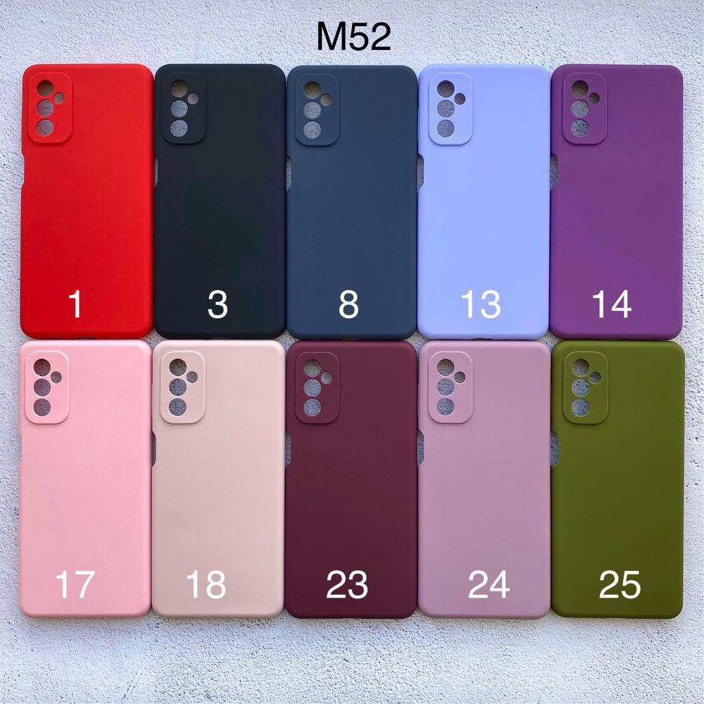 Чохол Silicone case ТОП якість Samsung Galaxy M52 | Чехол Самсунг М52