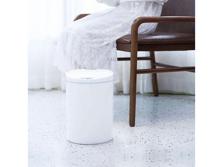 Відро для сміття NINESTARS polar white (DZT-10-29S) Відро автоматичне