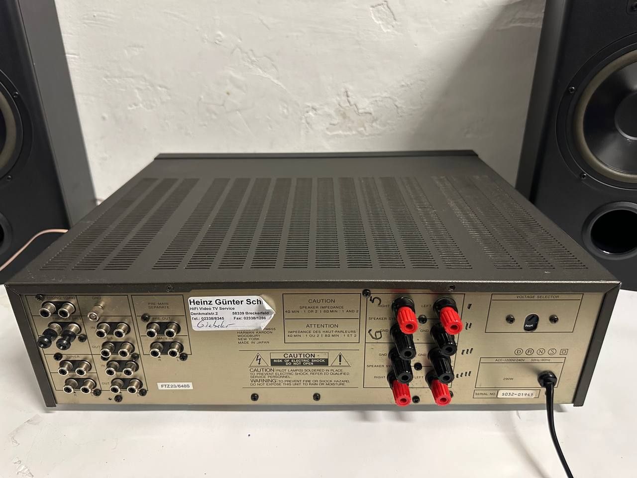Wzmacniacz stereo Harman Kardon PM 655, 2*100 Watt,  Japan