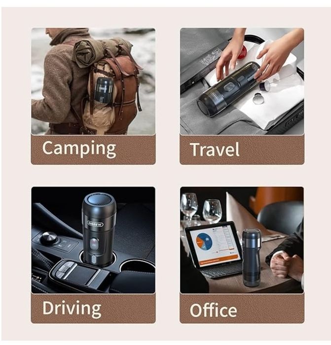 Máquina de café Hibrew H4A -  Portátil →15 Bares [Garantia]