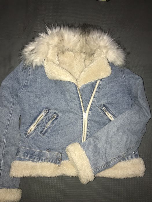 Зимова джинсова курточка