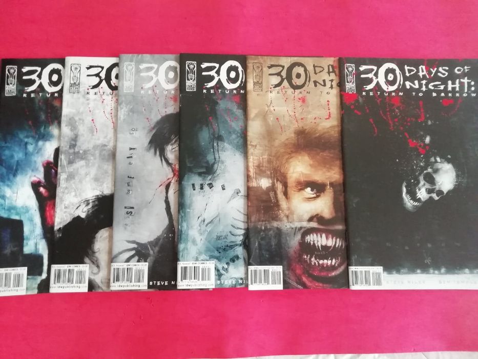 26x 30 Days of Night Vol2, Return do Barrow, Dark Days, Annual 2004