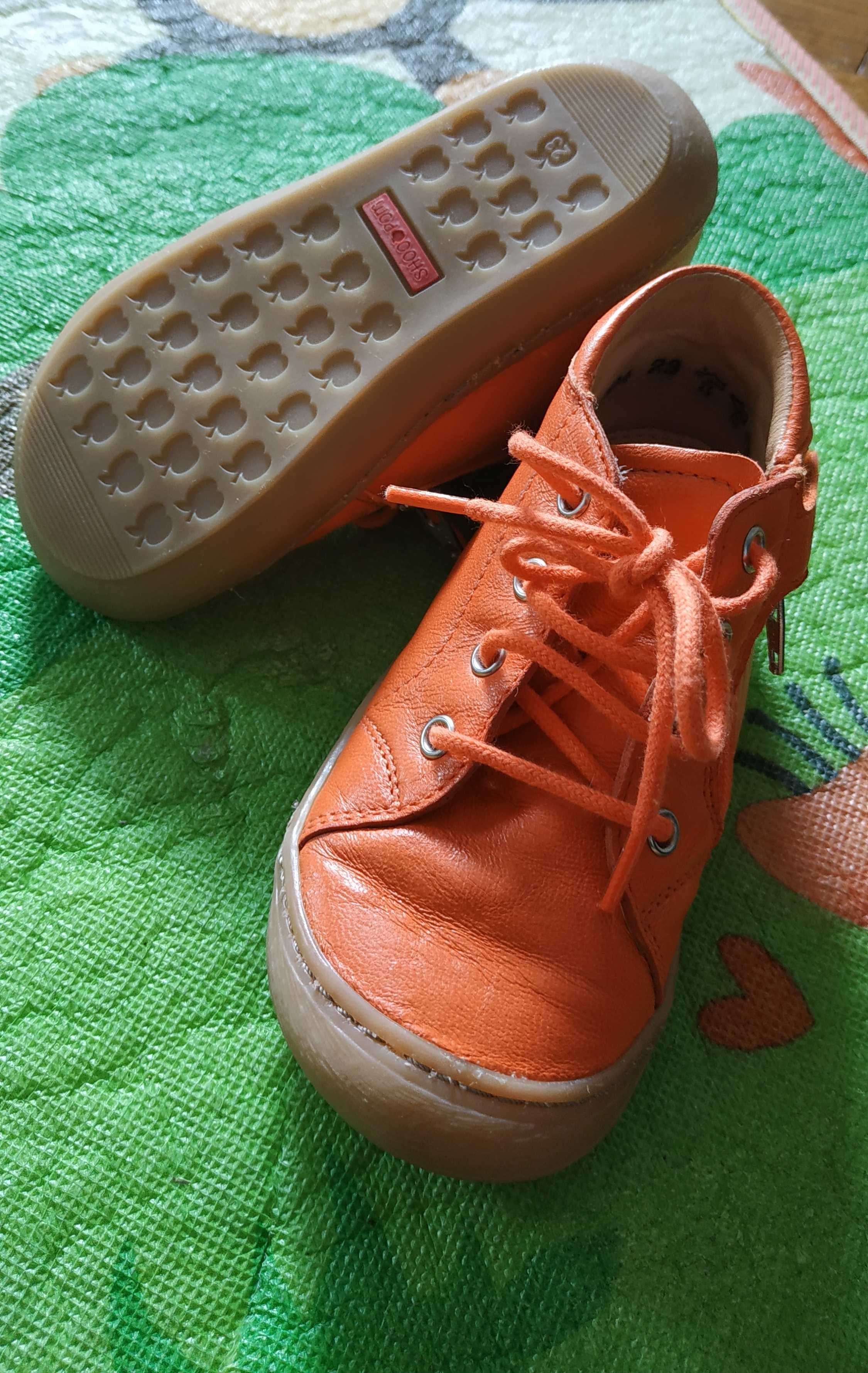 Buty skórzane firmy Shoo Pom, rozmiar 23
